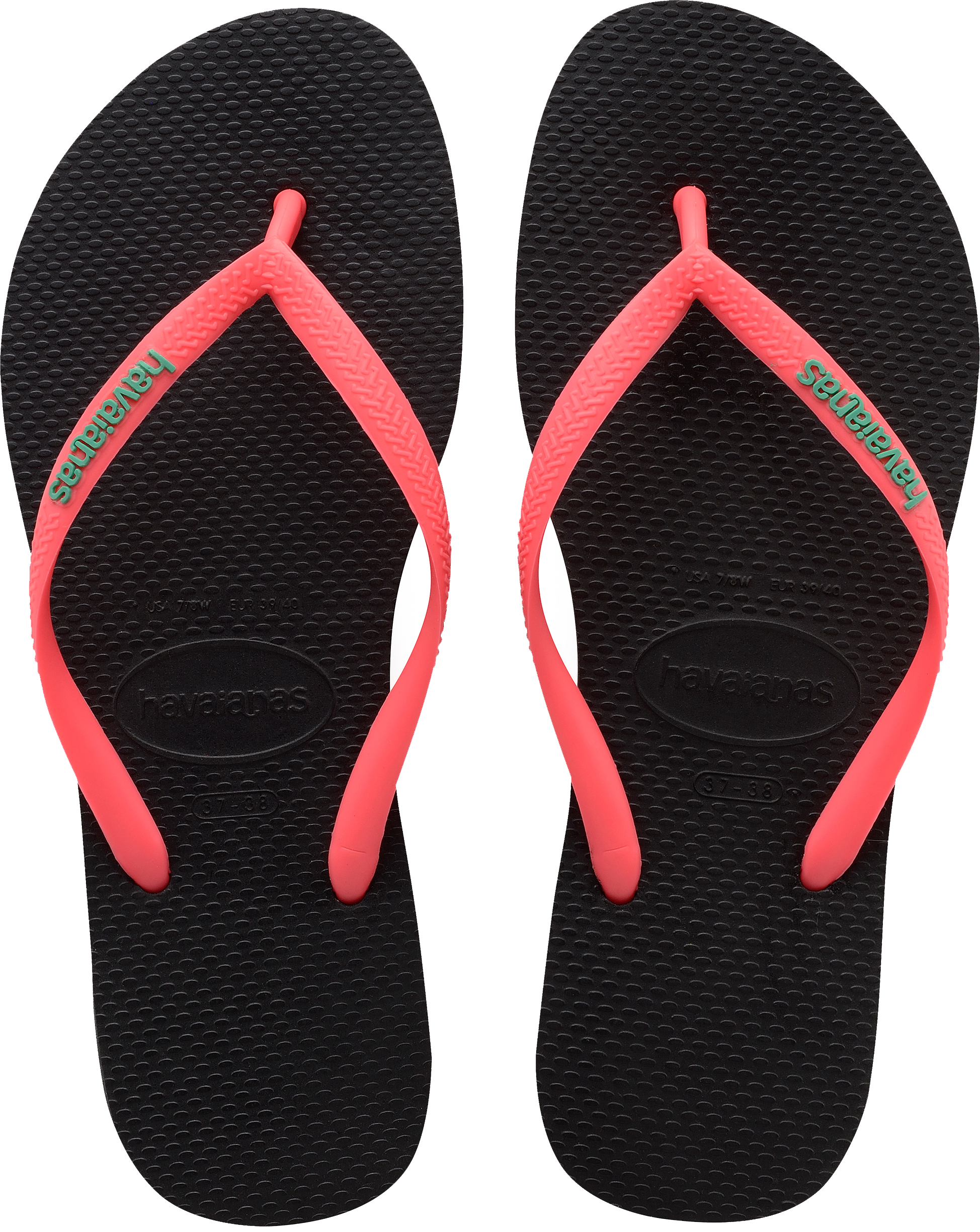 HAVAIANAS SLIM LOGO WOMEN'S SLIM FIT Infradito Con Bretelle Sottili. NUOVO HAVAIANAS SLIM LOGO WOMEN'S SLIM FIT Infradito Con Bretelle Sottili. NUOVO